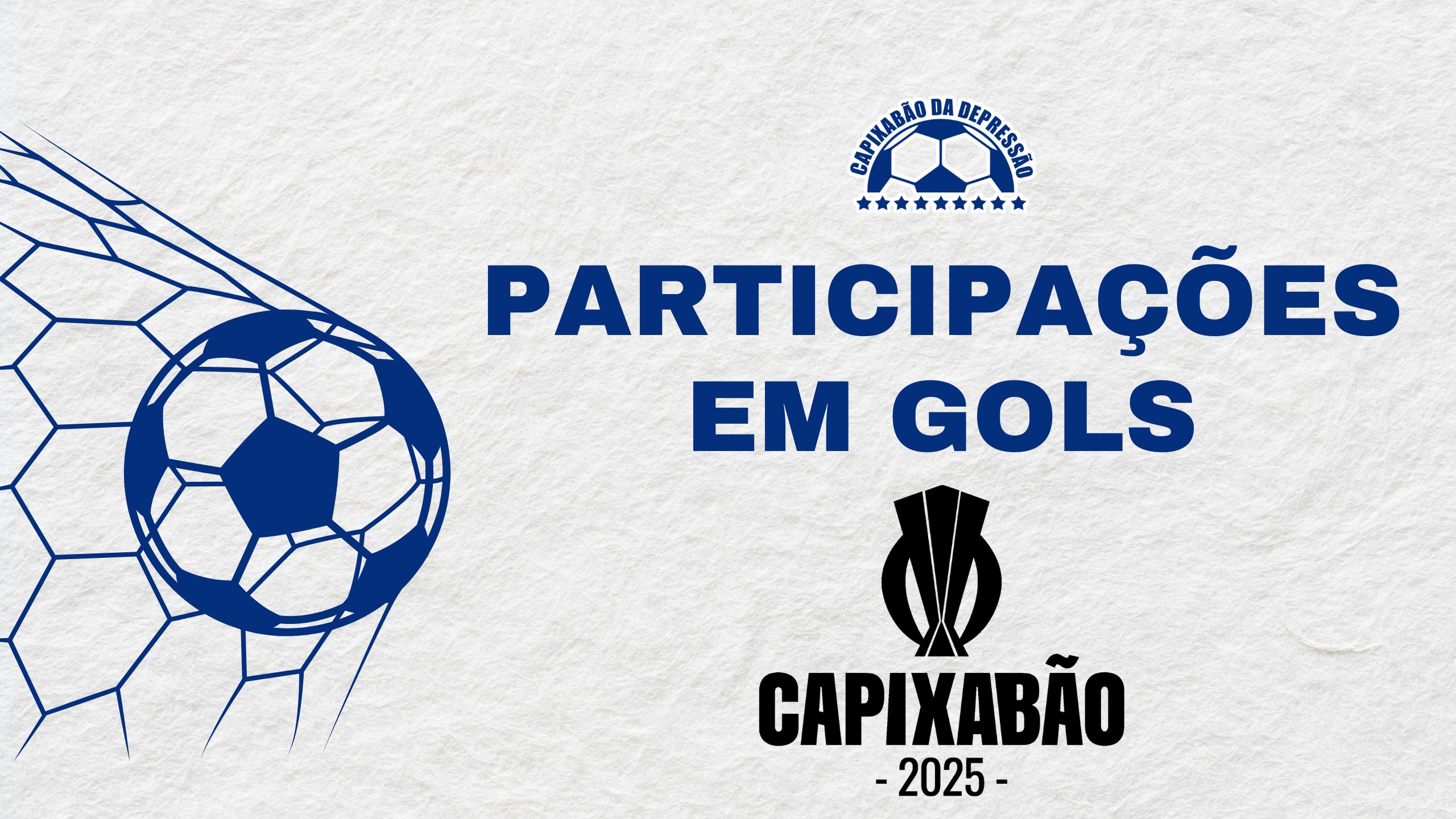 Participações em gols do Capixabão 2025