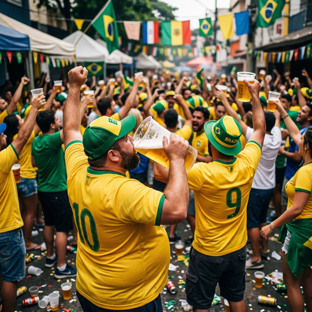 Efeito Copa: venda de bebidas dispara em três continentes 3