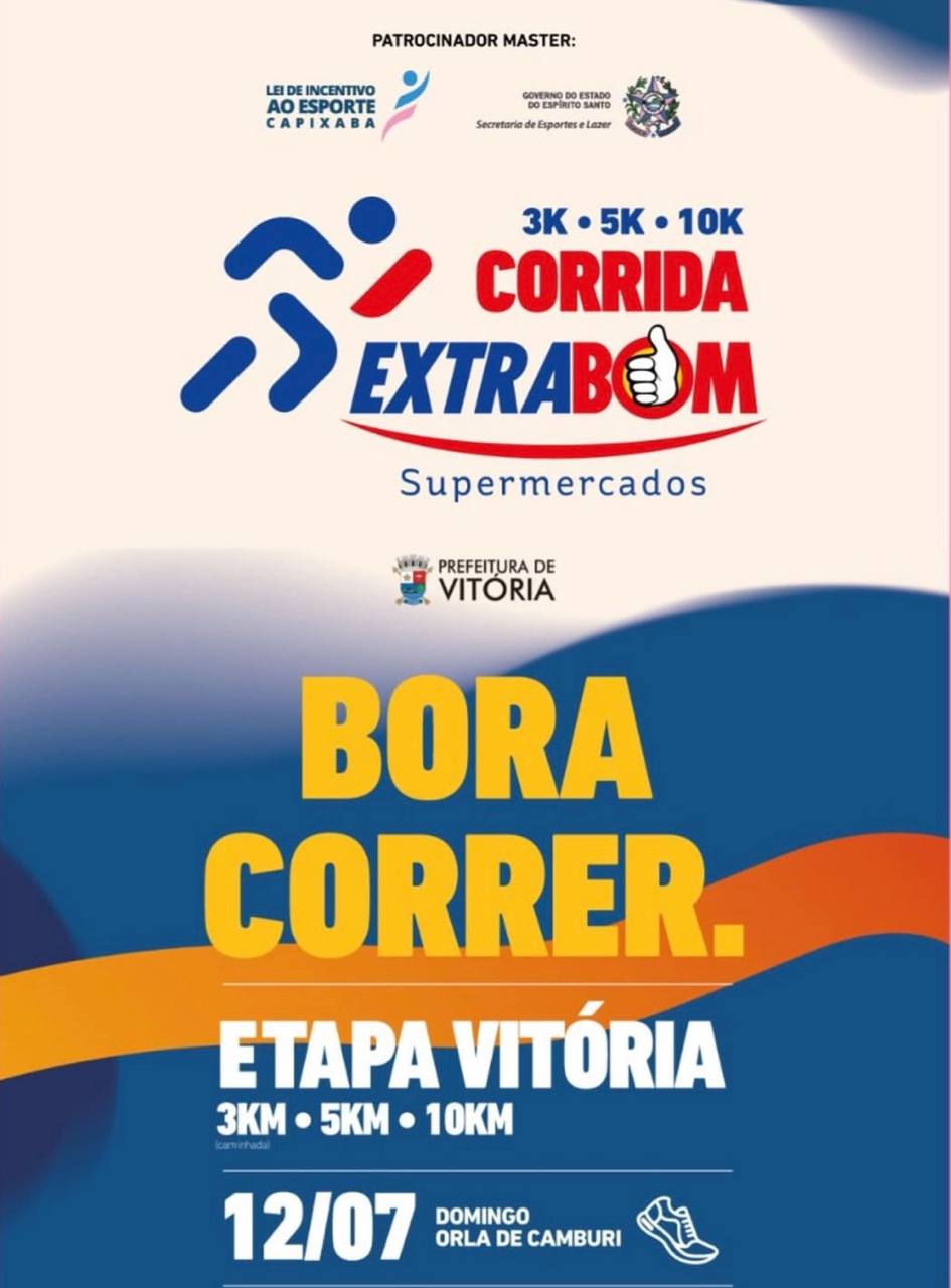 Corrida Extrabom agita orla de Vitória em julho de 2026