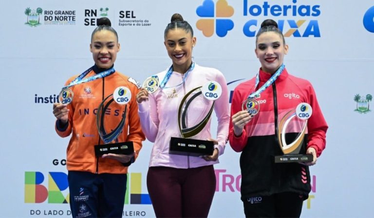 Capixaba Geovanna Santos fatura prata no Brasileiro de Ginástica Rítmica