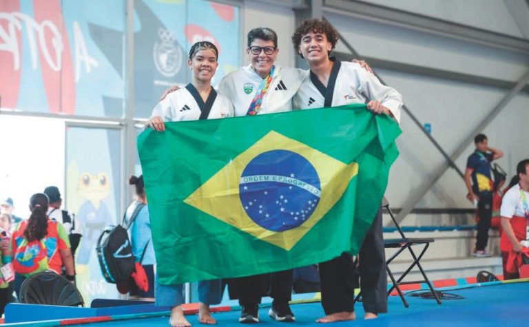 Capixaba lidera Brasil ao topo do taekwondo nos Jogos Sul-Americanos