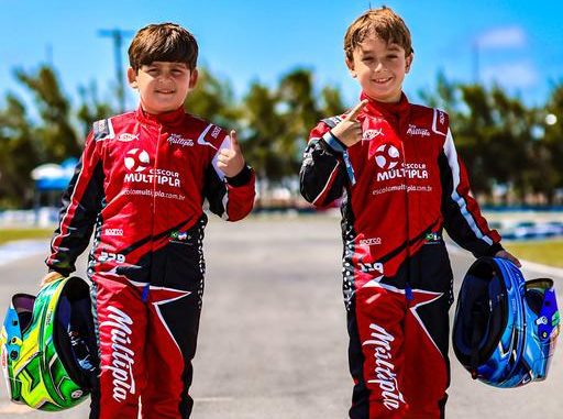 Irmãos Emerick fazem história juntos no Sul-americano de Kart 4T