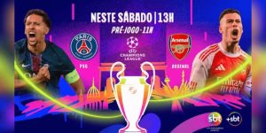 SBT monta programação com patrocinadores para PSG x Arsenal na Champions
