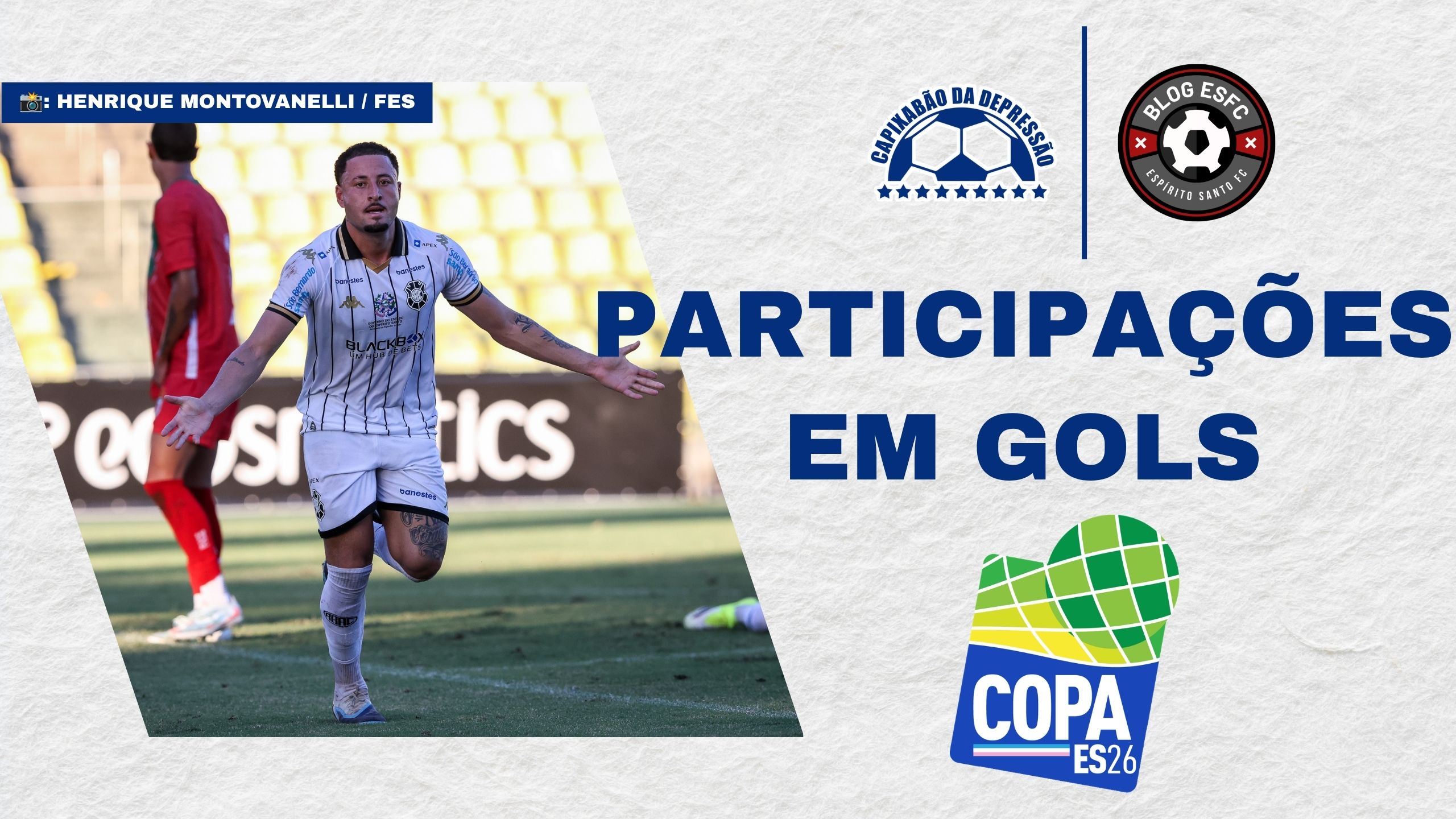 Participações em gols da Copa Espírito Santo 2026