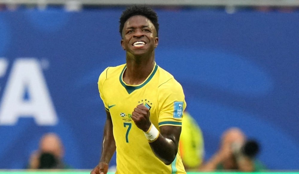 Vini Jr. dispara na Copa e mira feito histórico de Jairzinho