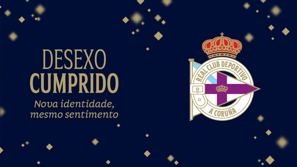 Deportivo moderniza visual e reforça laços com a Galícia nos 120 anos