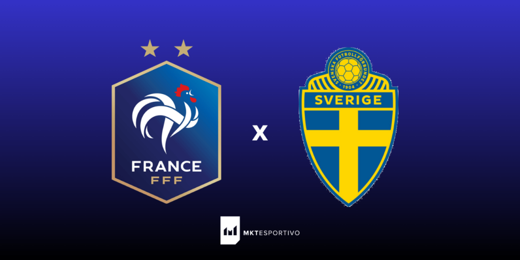 França e Suécia duelam por vaga nas oitavas; veja onde ver