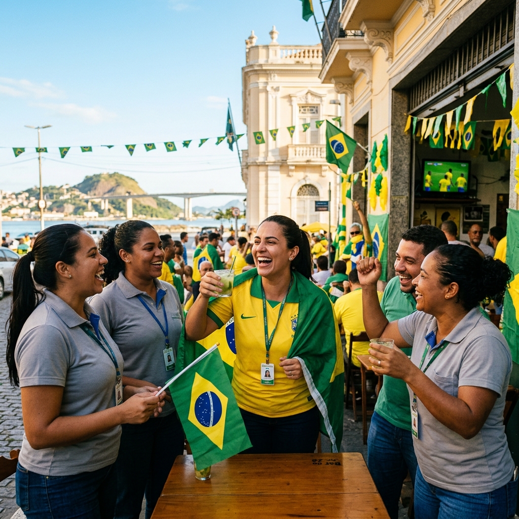 Copa do Mundo mexe no expediente: servidores capixabas ganham folga até o meio-dia