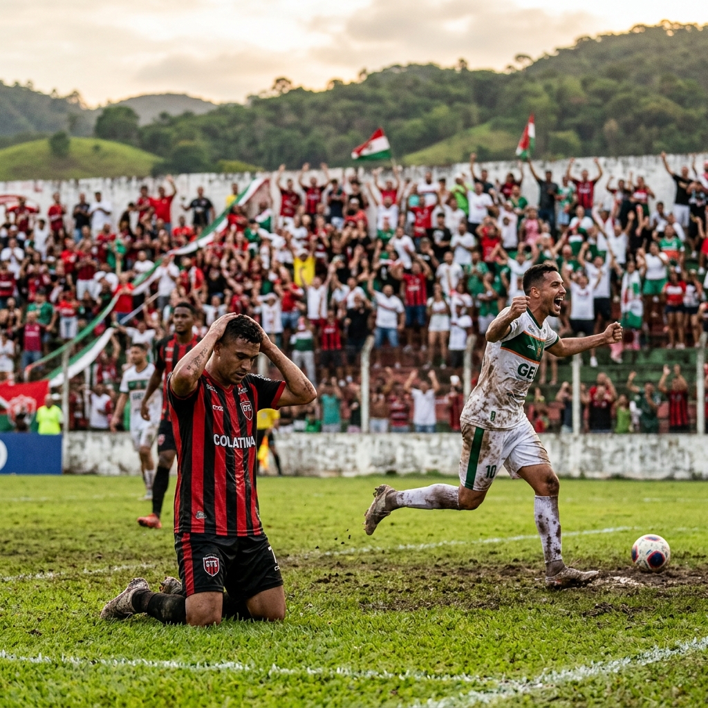 Empate com emoção no fim: CTE/Colatina e GEL fazem 1 a 1 na Série B Capixaba