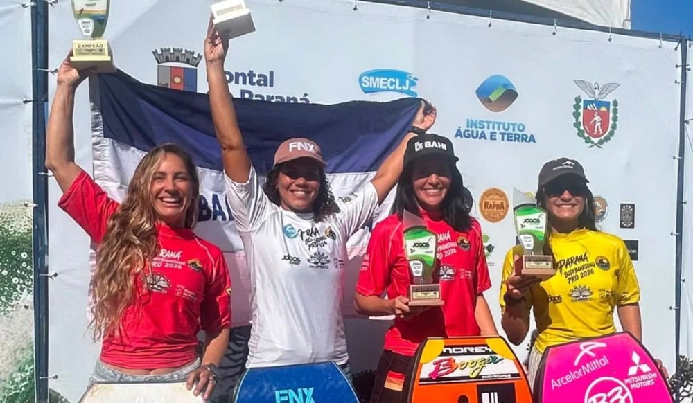 Maíra, Maylla e Luna: ES faz limpa no bodyboarding nacional