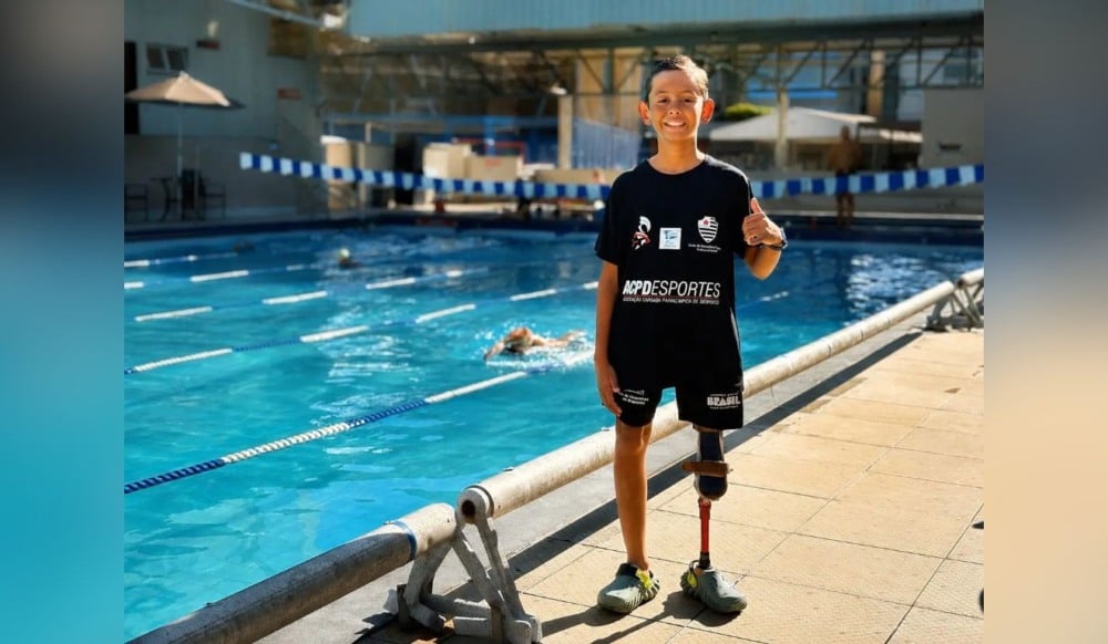 Garoto capixaba de 11 anos com mais de 80 medalhas brilha em Meeting Paralímpico
