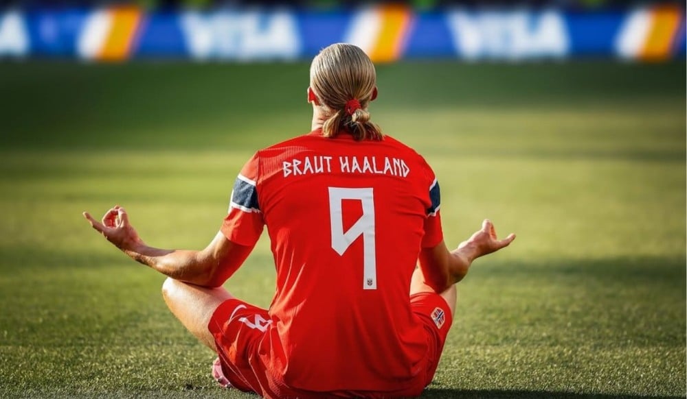 Braut na camisa de Haaland: a homenagem que vem de família