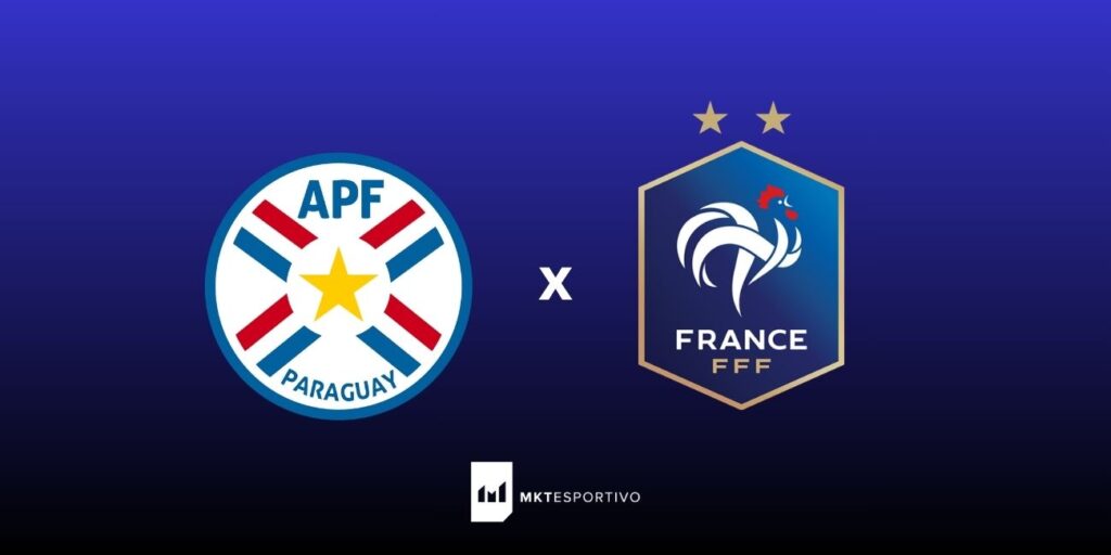 França e Paraguai duelam nas oitavas; confira horário e onde ver