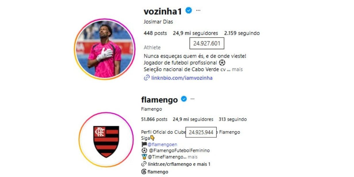 Vozinha supera Flamengo no Instagram e vira fenômeno