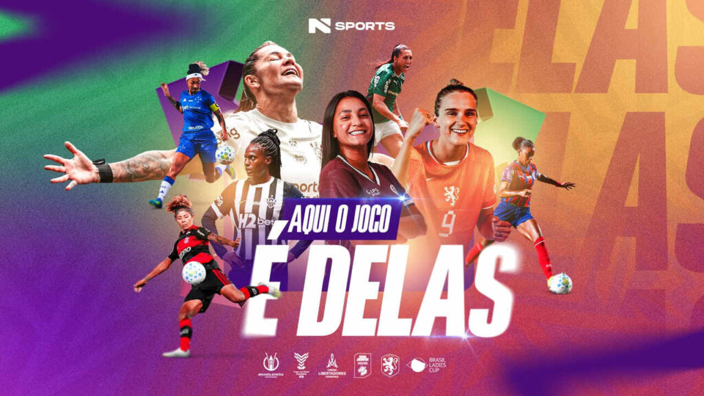 NSports dá show: nova campanha ‘Aqui o jogo é delas’ amplia cobertura do feminino