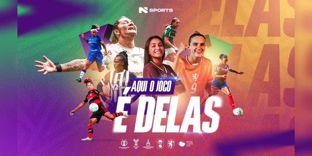 N Sports aposta em futebol feminino com campanha ‘Aqui o jogo é delas’