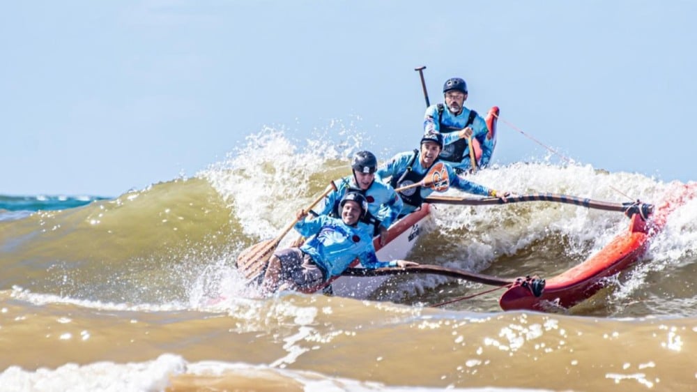 Capixabas dominam Festival Brasileiro de Surfe de Canoa em Vila Velha
