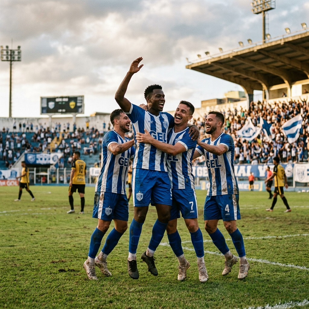 GEL desencanta, faz 6 a 0 no CTE/Colatina e estreia com vitória na Série B