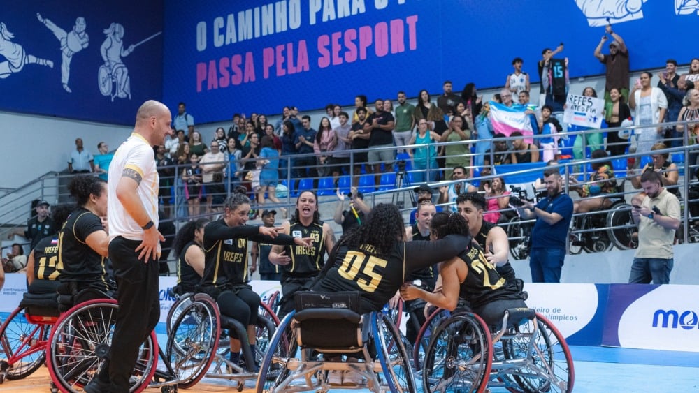 Irefes/Sesport triunfa e é tricampeão brasileiro de basquete paralímpico