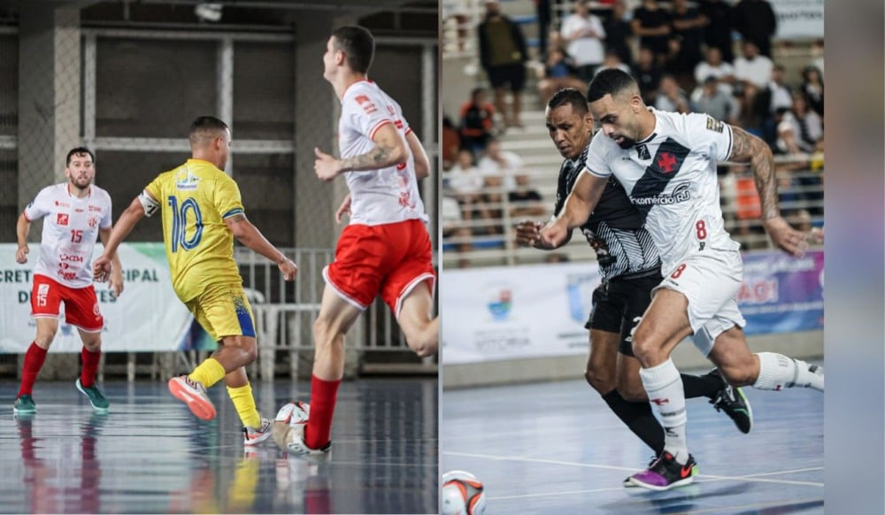 Tancredão abre Taça Brasil de Futsal com goleadas e festa capixaba